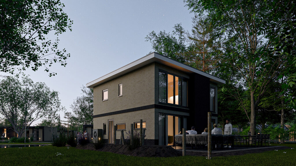 Moderne vakantievilla kopen op de Veluwe met ruim terras en tuin