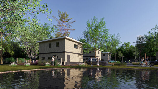 Moderne vakantiewoning kopen op de Veluwe met ruim terras en tuin