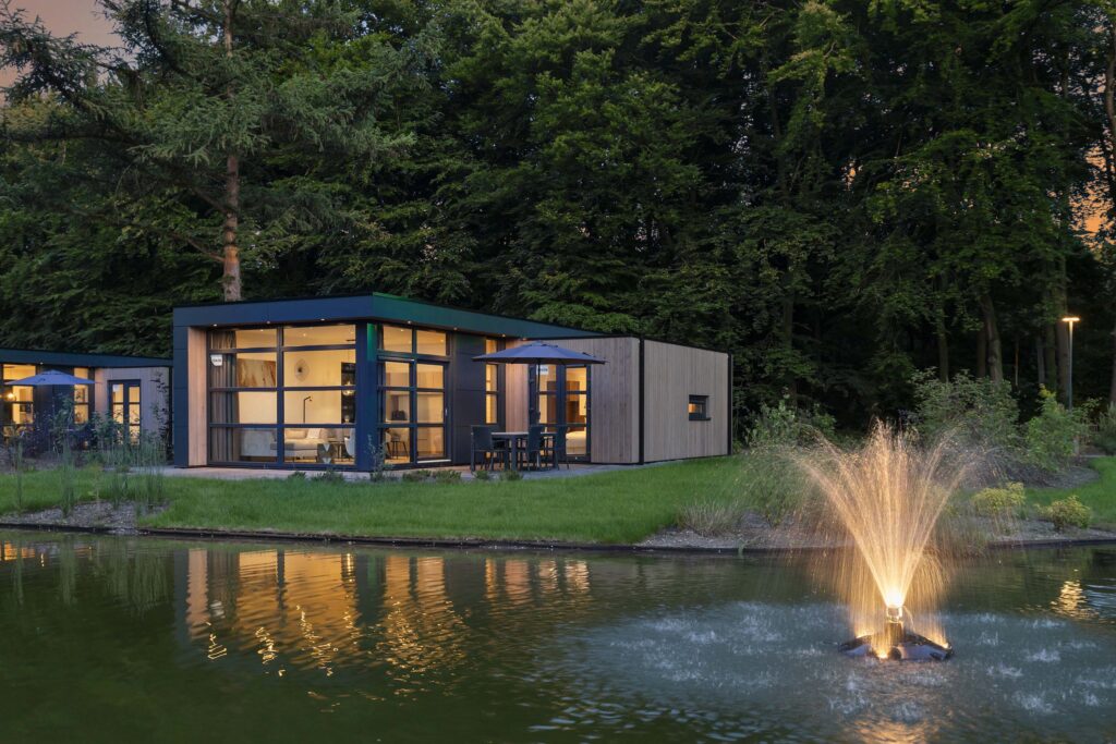 Villa met fontein op Residence 't Kleine Loo