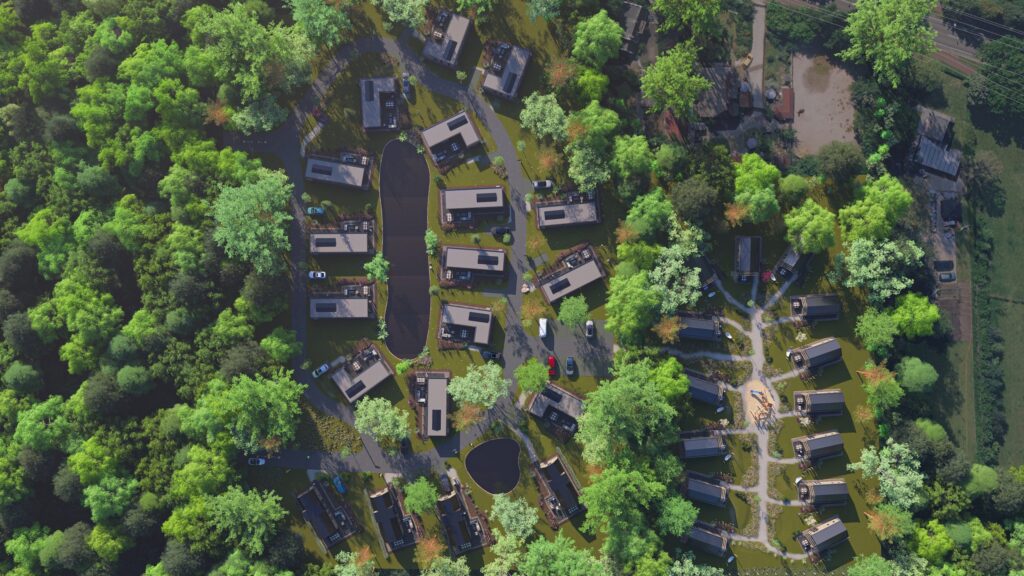 Chalet te koop in Gelderland nabij Nijmegen met mooie omgeving en voorzieningen