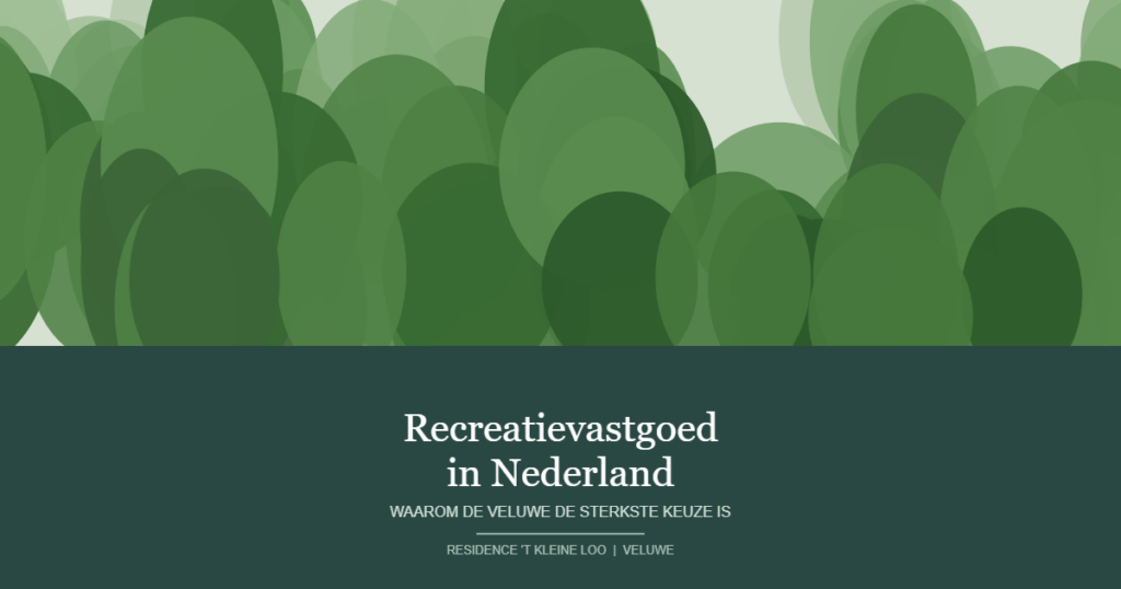 Recreatievastgoed Nederland Veluwe - Residence 't Kleine Loo